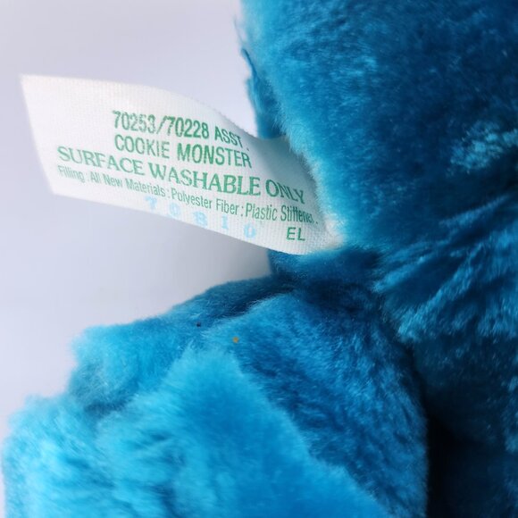 Vintage Cookie Monster and Ernie 1996 Tyco Plush Toys Sesame Street Jim Hensen - Picture 7 of 10